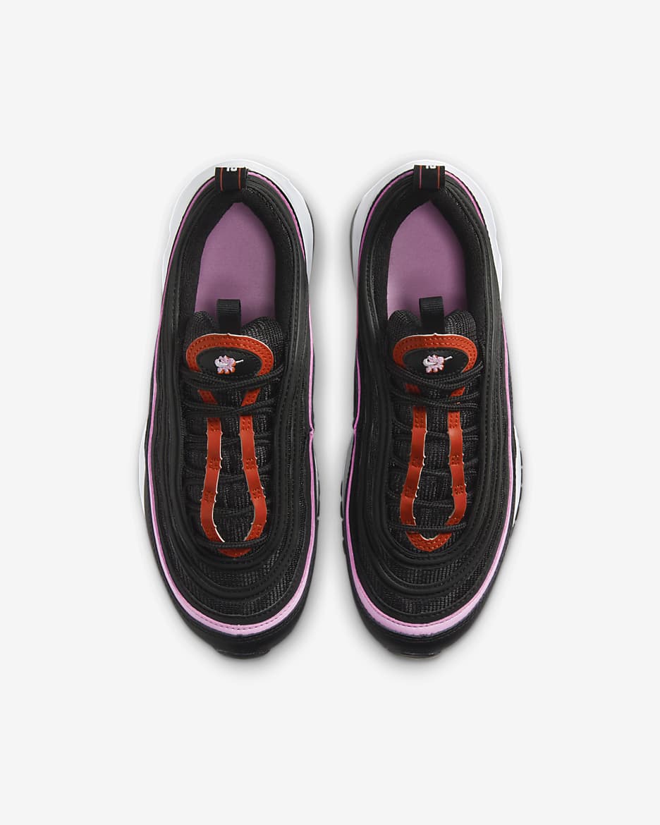 Nike air max 97 kids black best sale